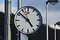 The DCF77 time signal is used by organizations like the Deutsche Bahn railway company to synchronize their station clocks