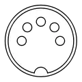 5-pin DIN connector