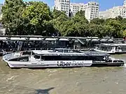 Uber Boat by Thames Clippers on River Thames, London