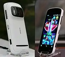 Nokia 808 PureView (2012) with a 41-megapixel camera and a 1.3&nbsp;GHz CPU.