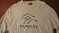 A T-shirt with the Symbios Logic logo on it