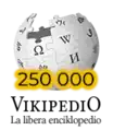 250 000 articles on the Esperanto Wikipedia (2018)